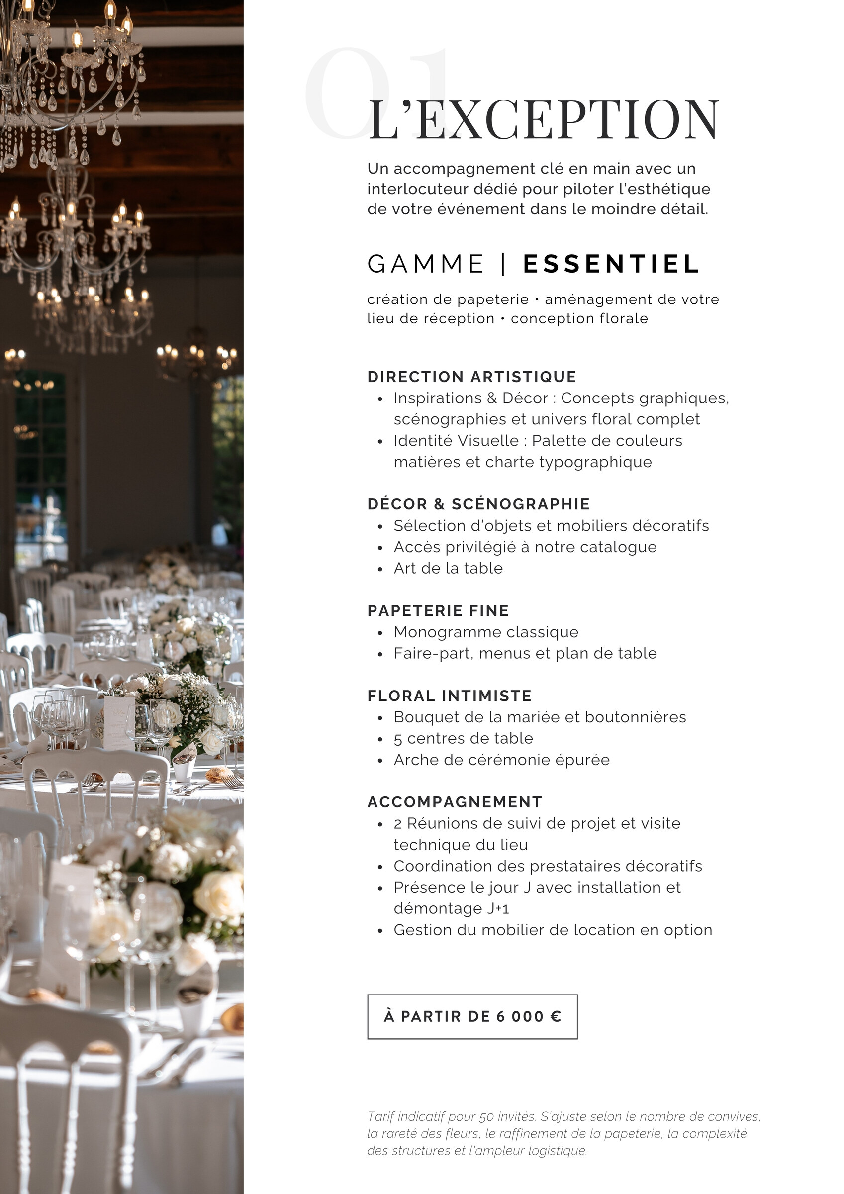 L'Exception — Gamme Essentiel