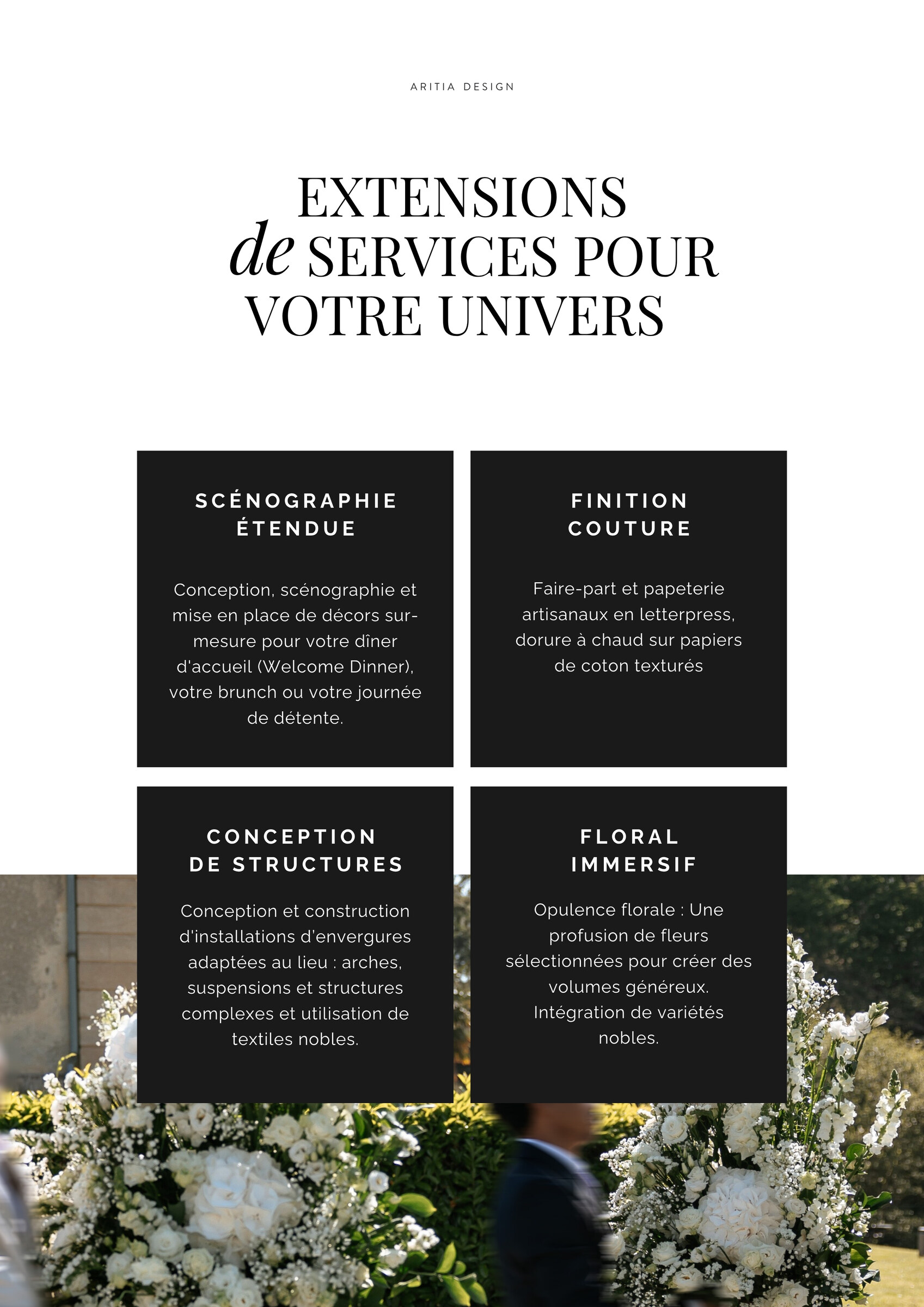Extensions de services pour votre univers