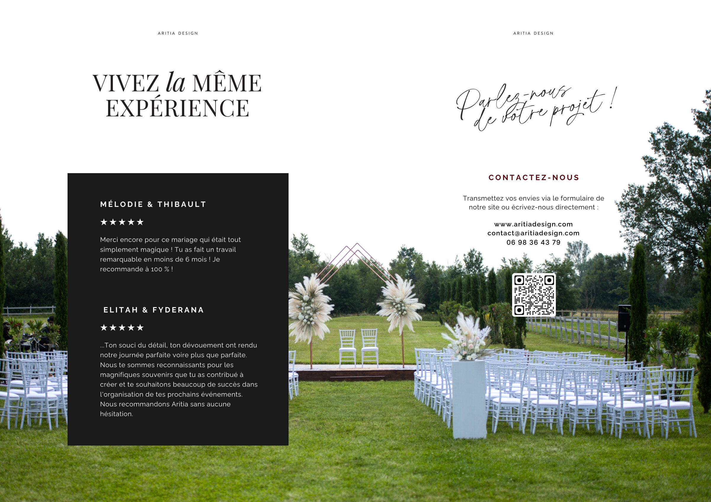 Vivez la même expérience · Parlez-nous de votre projet