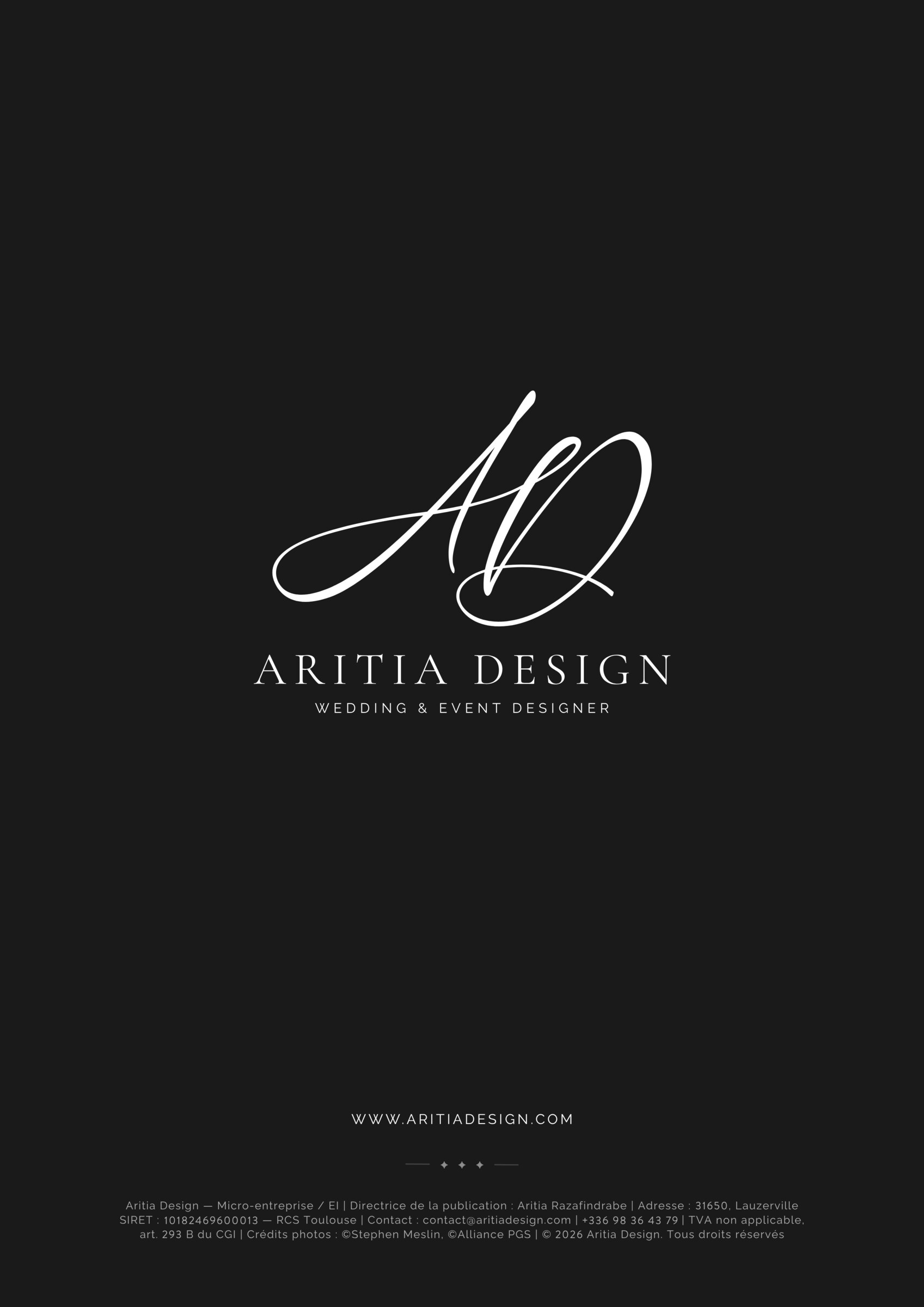 Aritia Design — Wedding & Event Designer
