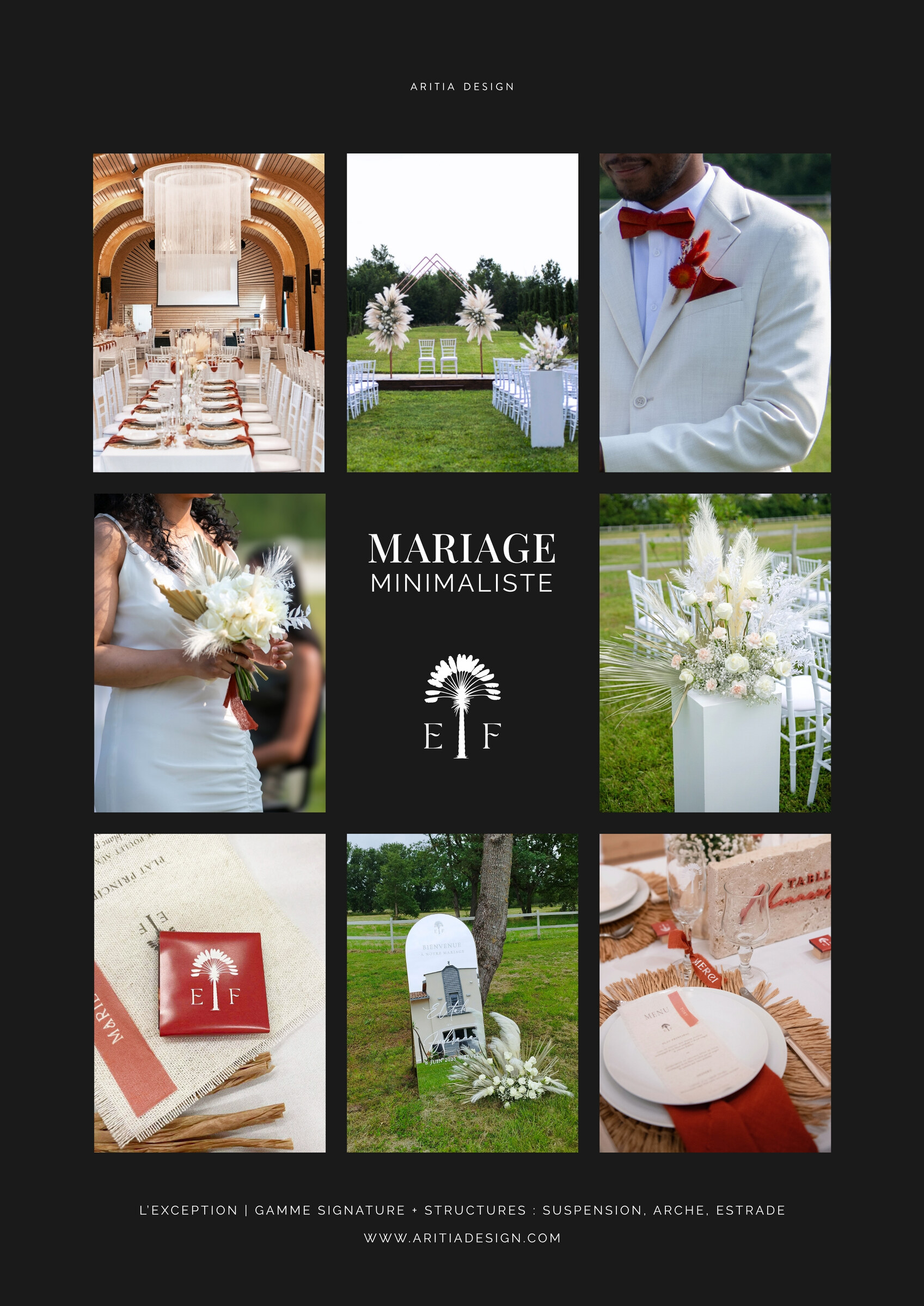 Réalisation — Mariage minimaliste
