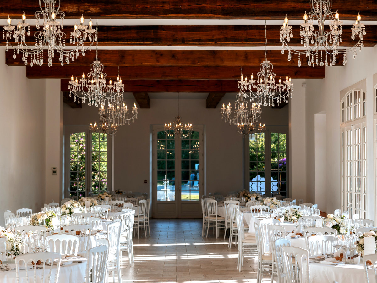 Table de mariage dressée raffinée, Aritia Design