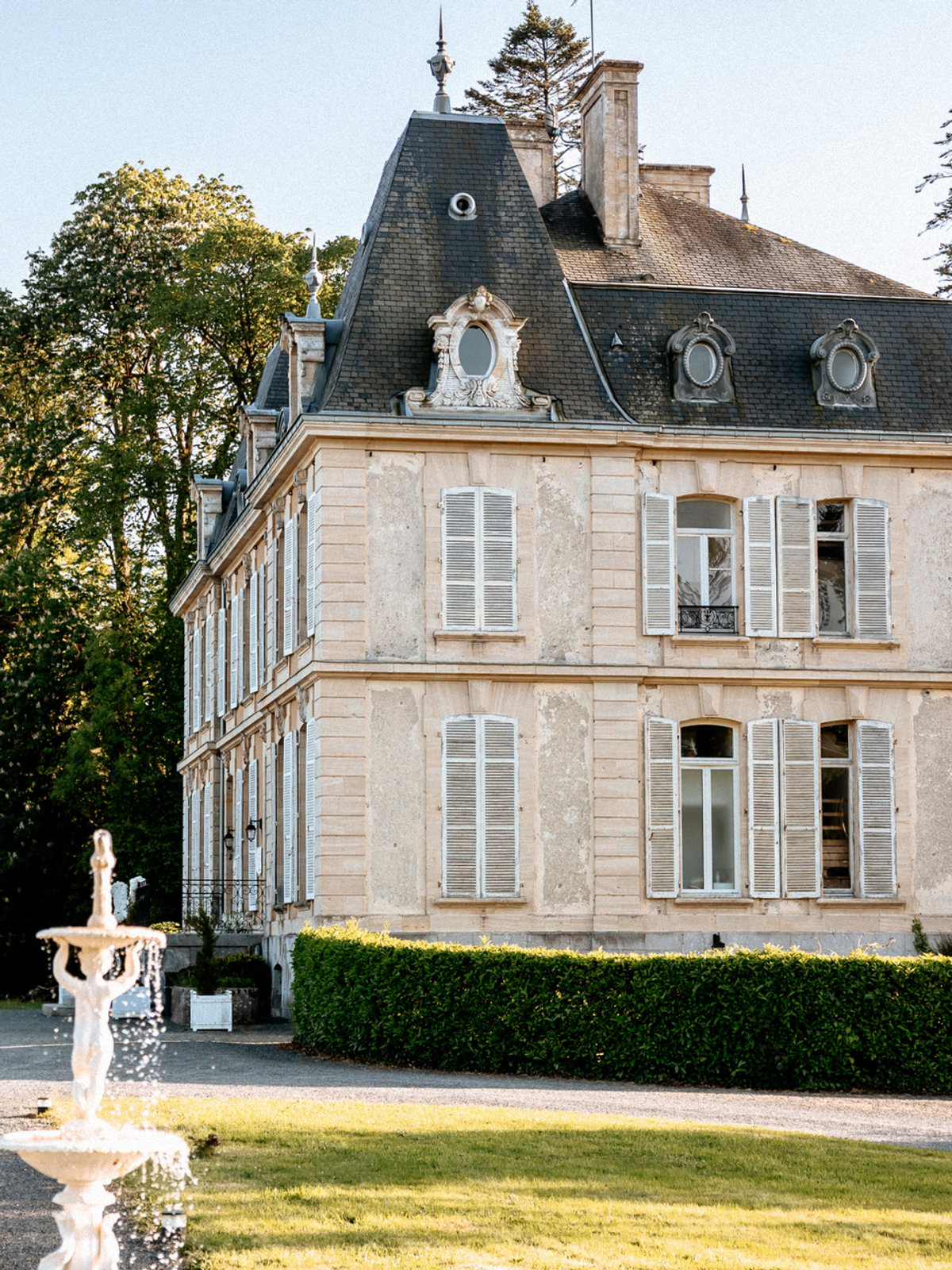 Château + fontaine