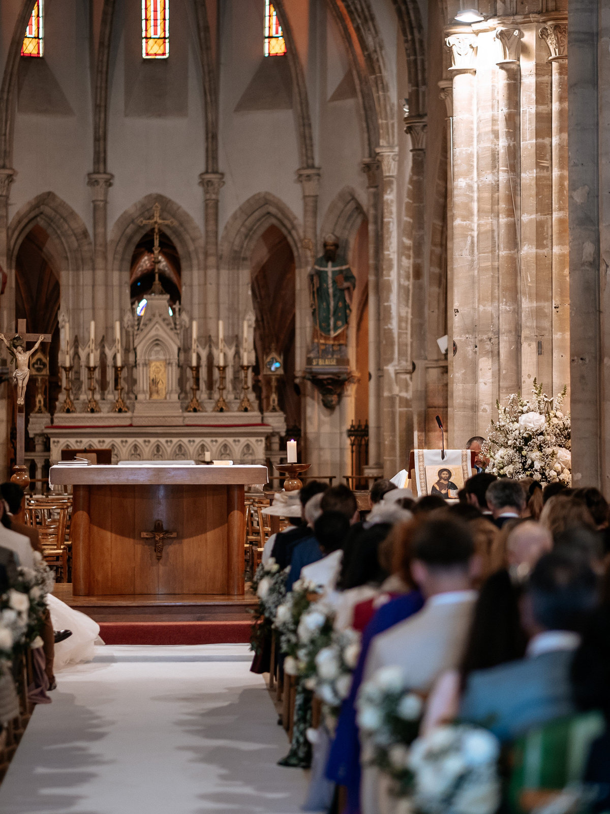 Église, allée centrale