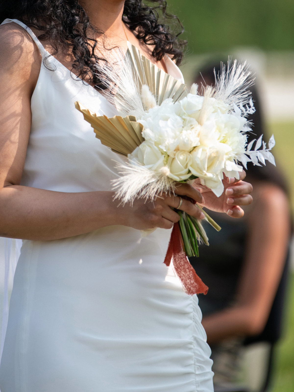 Mariée + bouquet